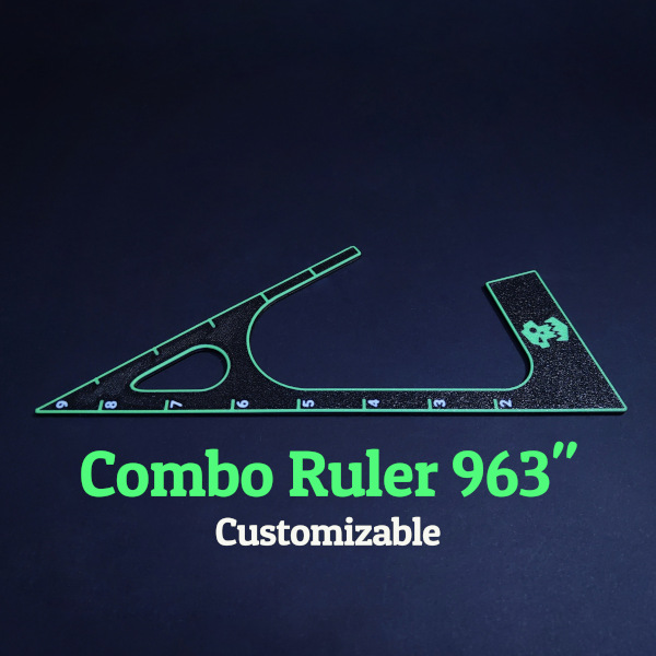 Combo Ruler 9"6"3"