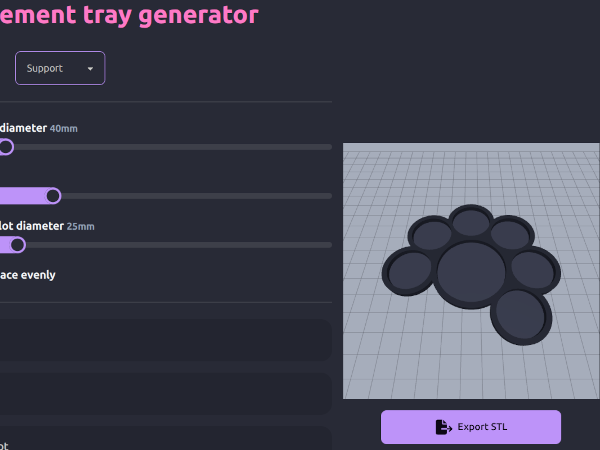 Support Tray